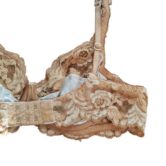 La Perla Lace Underwire Bra Ornate Size 3 / 36 Band B / C Cup Made in Italy - Picture 5 of 14